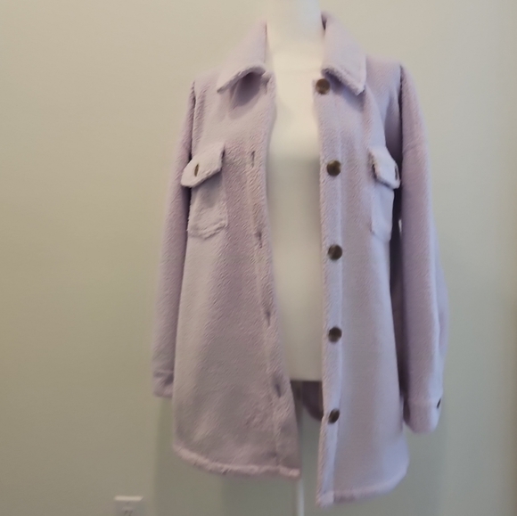 G By Guiliana Teddy shacket. Small. - Picture 2 of 7